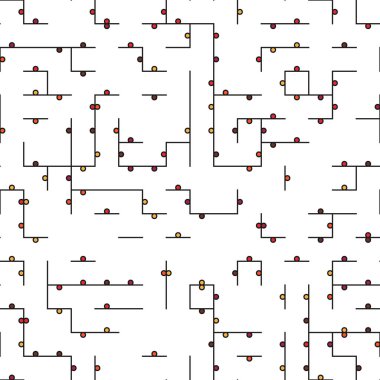 Dekoratif diyagram renkli geometrik şekiller arkaplan resimlemesi