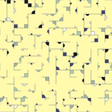 Dekoratif diyagram renkli geometrik şekiller arkaplan resimlemesi