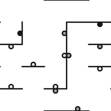 Dekoratif diyagram renkli geometrik şekiller arkaplan resimlemesi