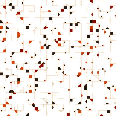 Dekoratif diyagram renkli geometrik şekiller arkaplan resimlemesi