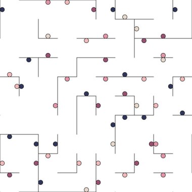 Dekoratif diyagram renkli geometrik şekiller arkaplan resimlemesi