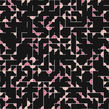 Dekoratif diyagram renkli geometrik şekiller arkaplan resimlemesi