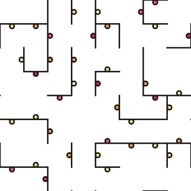 Dekoratif diyagram renkli geometrik şekiller arkaplan resimlemesi