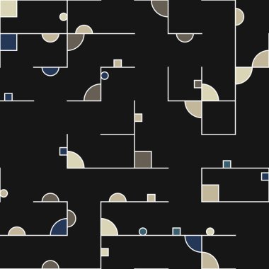 Dekoratif diyagram renkli geometrik şekiller arkaplan resimlemesi