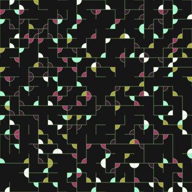 Dekoratif diyagram renkli geometrik şekiller arkaplan resimlemesi