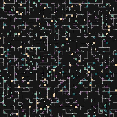 Dekoratif diyagram renkli geometrik şekiller arkaplan resimlemesi