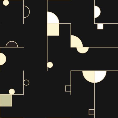 Dekoratif diyagram renkli geometrik şekiller arkaplan resimlemesi