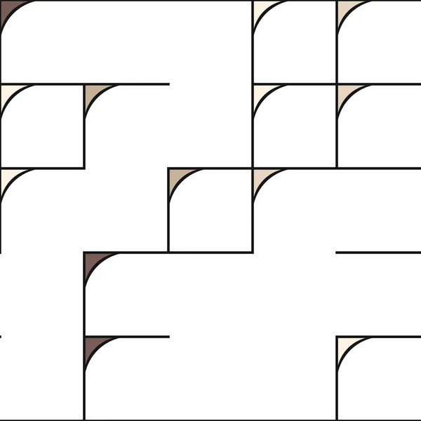 Декоративна Схема Барвисті Геометричні Фігури Фонова Ілюстрація — стоковий вектор