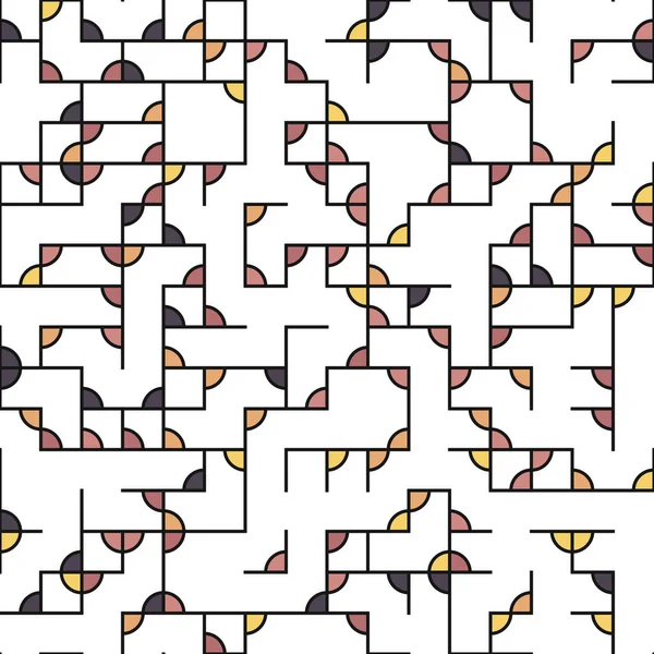 Dekorativt Diagram Fargerike Geometriske Figurer Bakgrunnsillustrasjon – stockvektor