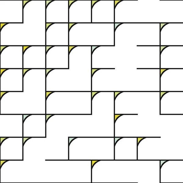 Dekorative Diagram Farverige Geometriske Figurer Baggrund Illustration – Stock-vektor