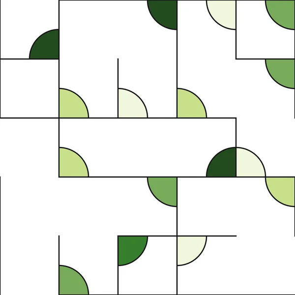 Dekorative Diagramm Bunte Geometrische Figuren Hintergrund Illustration — Stockvektor