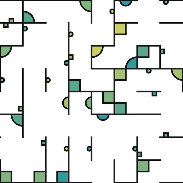 Diagramma Decorativo Colorato Figure Geometriche Sfondo Illustrazione — Vettoriale Stock