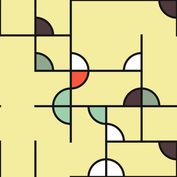Diagramă Decorativă Colorată Figuri Geometrice Ilustrare Fundal — Vector de stoc