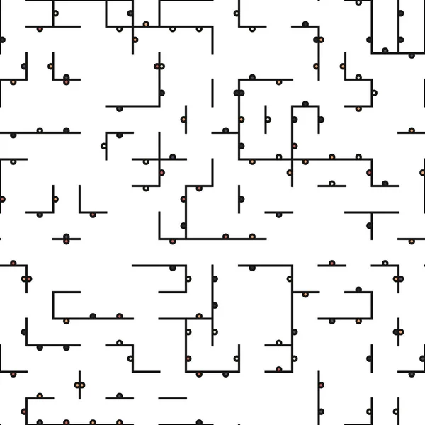 Diagramma Decorativo Colorato Figure Geometriche Sfondo Illustrazione — Vettoriale Stock