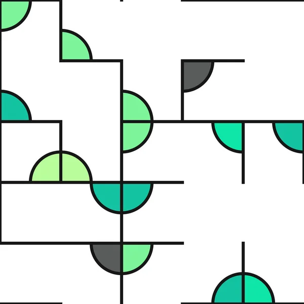 Diagramma Decorativo Colorato Figure Geometriche Sfondo Illustrazione — Vettoriale Stock