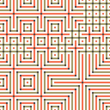 Abstract lines Maze generative art background art illustration