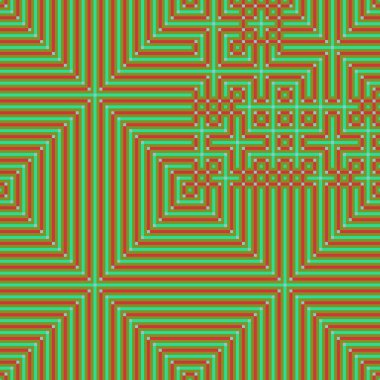 Abstract lines Maze generative art background art illustration