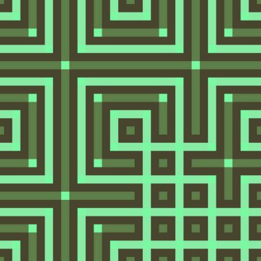 Abstract lines Maze generative art background art illustration