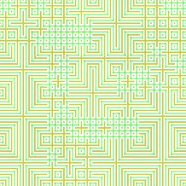 Soyut çizgiler Maze üretken sanat arkaplan çizimi