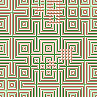 Soyut çizgiler Maze üretken sanat arkaplan çizimi