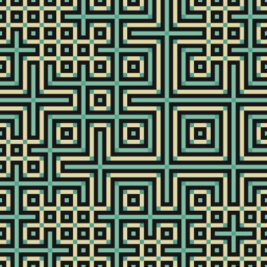 Soyut çizgiler Maze üretken sanat arkaplan çizimi