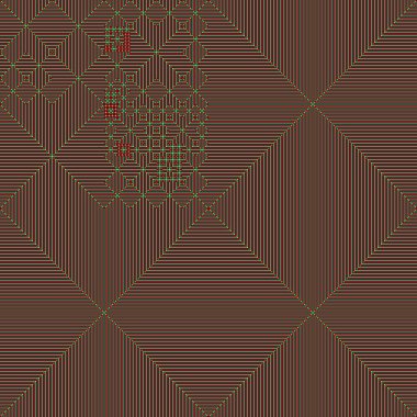 Soyut çizgiler Maze üretken sanat arkaplan çizimi