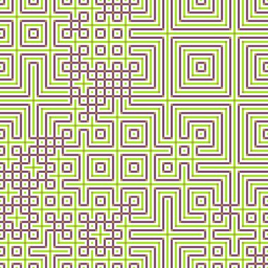 Soyut çizgiler Maze üretken sanat arkaplan çizimi