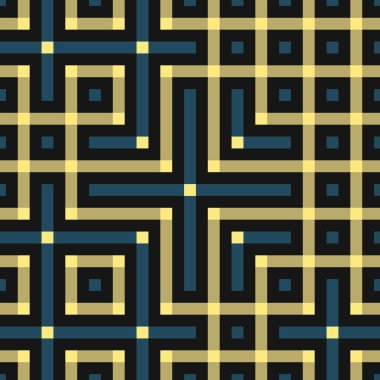 Soyut çizgiler Maze üretken sanat arkaplan çizimi