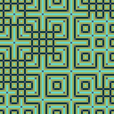 Soyut çizgiler Maze üretken sanat arkaplan çizimi