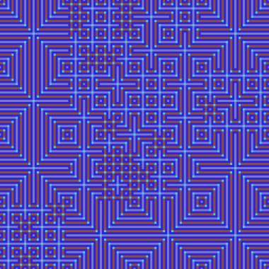 Soyut çizgiler Maze üretken sanat arkaplan çizimi