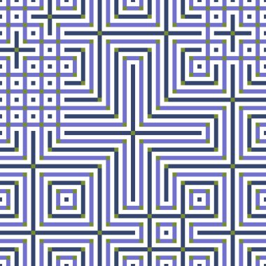 Soyut çizgiler Maze üretken sanat arkaplan çizimi