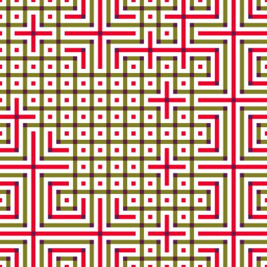 Soyut çizgiler Maze üretken sanat arkaplan çizimi