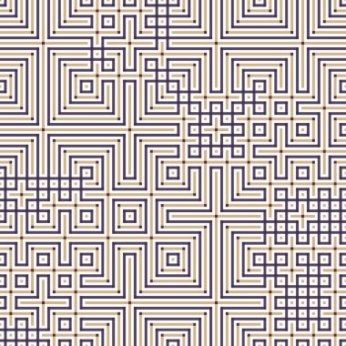 Soyut çizgiler Maze üretken sanat arkaplan çizimi