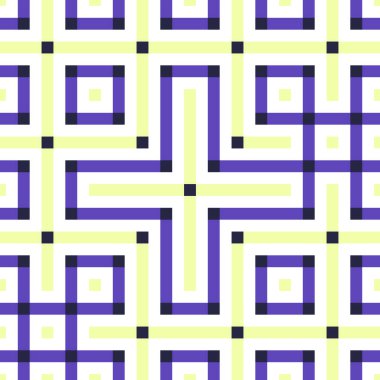 Soyut çizgiler Maze üretken sanat arkaplan çizimi