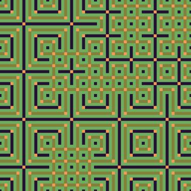 Soyut çizgiler Maze üretken sanat arkaplan çizimi