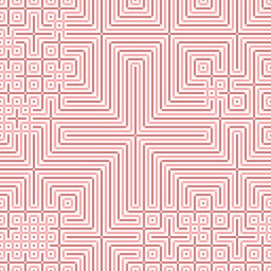 Soyut çizgiler Maze üretken sanat arkaplan çizimi