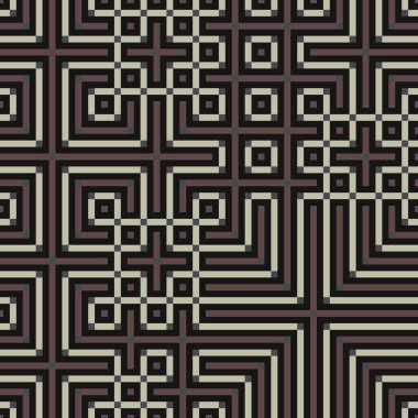 Abstract lines Maze generative art background art illustration