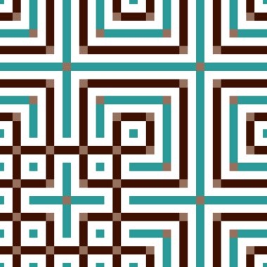 Soyut çizgiler Maze üretken sanat arkaplan çizimi