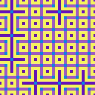 Soyut çizgiler Maze üretken sanat arkaplan çizimi