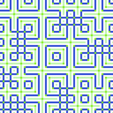 Soyut çizgiler Maze üretken sanat arkaplan çizimi