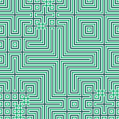 Soyut çizgiler Maze üretken sanat arkaplan çizimi