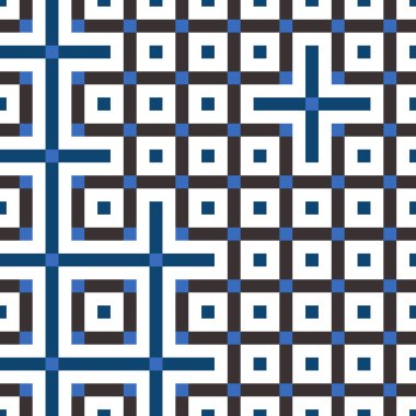 Soyut çizgiler Maze üretken sanat arkaplan çizimi