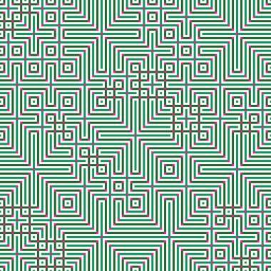 Soyut çizgiler Maze üretken sanat arkaplan çizimi