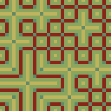 Soyut çizgiler Maze üretken sanat arkaplan çizimi