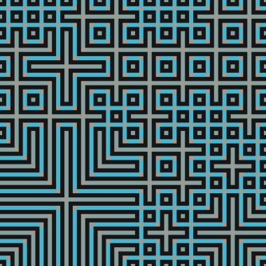 Abstract lines Maze generative art background art illustration