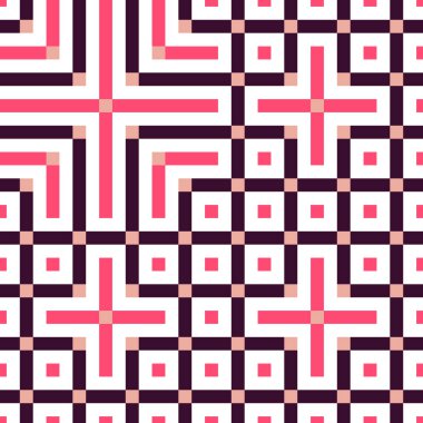 Soyut çizgiler Maze üretken sanat arkaplan çizimi