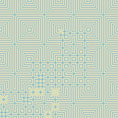 Soyut çizgiler Maze üretken sanat arkaplan çizimi