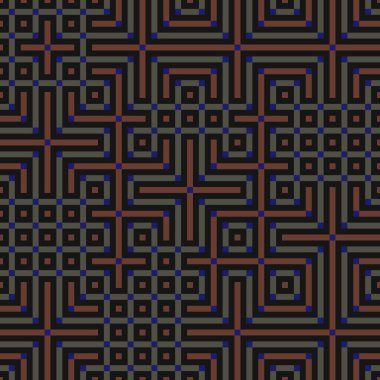 Soyut çizgiler Maze üretken sanat arkaplan çizimi