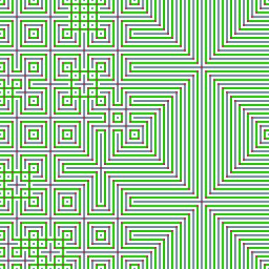 Soyut çizgiler Maze üretken sanat arkaplan çizimi