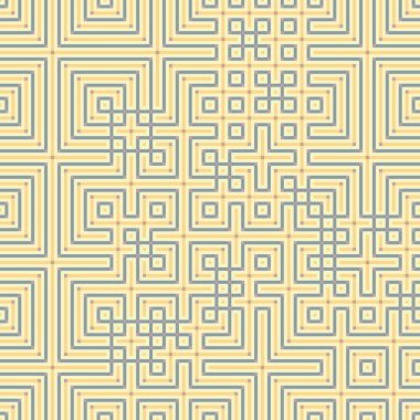 Soyut çizgiler Maze üretken sanat arkaplan çizimi